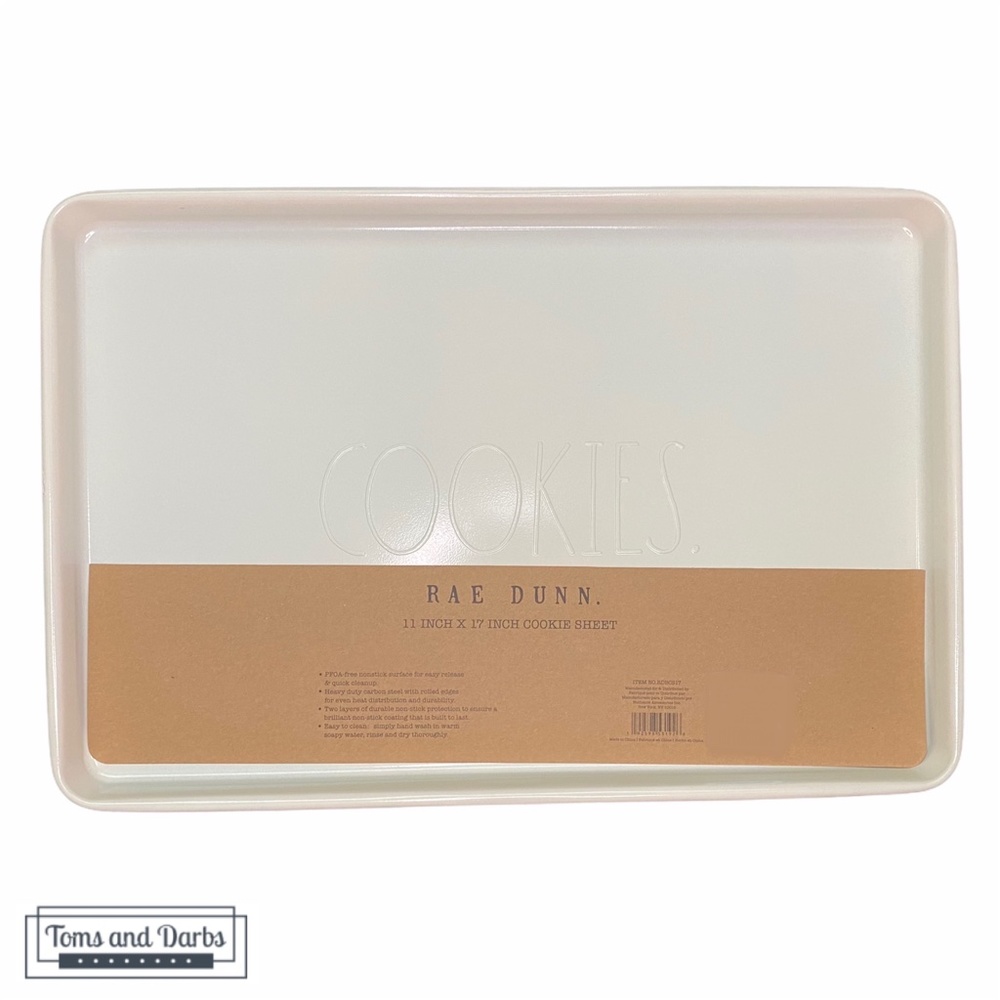 Rae Dunn COOKIES 11" x 17" Cookie Sheet